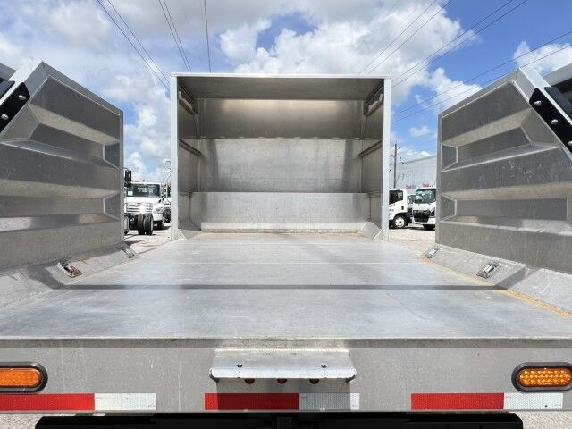 2019 Isuzu NRR Crew Cab 14&apos; Aluminum Landscape Dump Truck with Tree Spades Miami FL