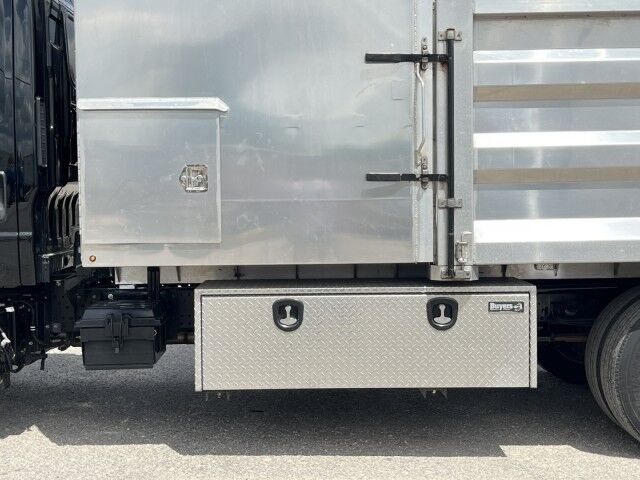 2019 Isuzu NRR Crew Cab 14&apos; Aluminum Landscape Dump Truck with Tree Spades Miami FL