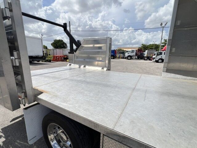 2019 Isuzu NRR Crew Cab 14&apos; Aluminum Landscape Dump Truck with Tree Spades Miami FL