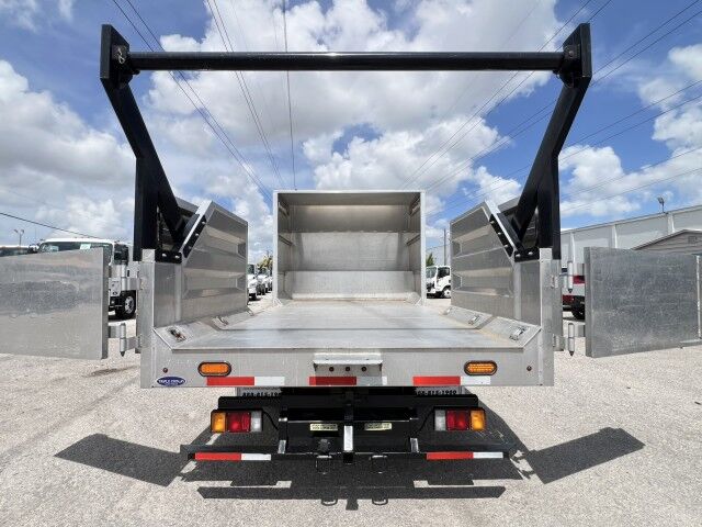 2019 Isuzu NRR Crew Cab 14&apos; Aluminum Landscape Dump Truck with Tree Spades Miami FL