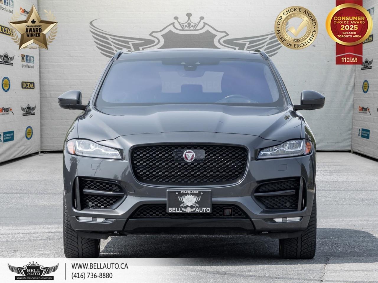 2019 Jaguar F-PACE 30T R-Sport | PANO ROOF | MERIDIAN SOUND | NAVI | BACKUPCAM | NO ACCIDENT Toronto ON
