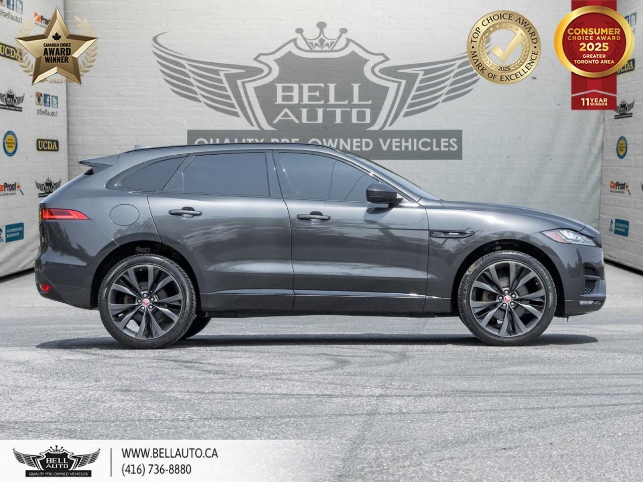 2019 Jaguar F-PACE 30T R-Sport | PANO ROOF | MERIDIAN SOUND | NAVI | BACKUPCAM | NO ACCIDENT Toronto ON