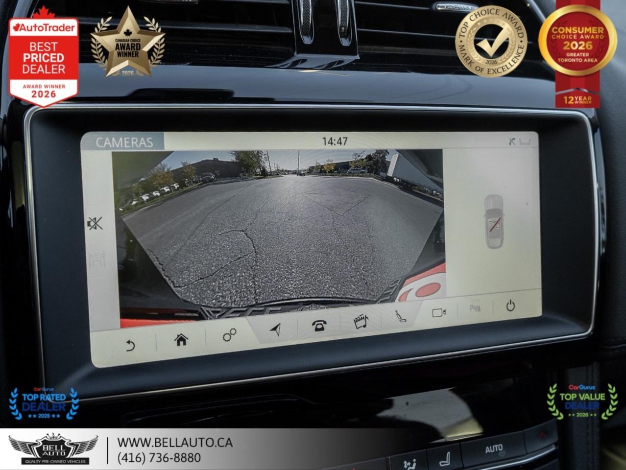 2019 Jaguar F-PACE Portfolio | NAVI | B.CAM | PANO | MERIDIAN | NOACCIDENT Toronto ON