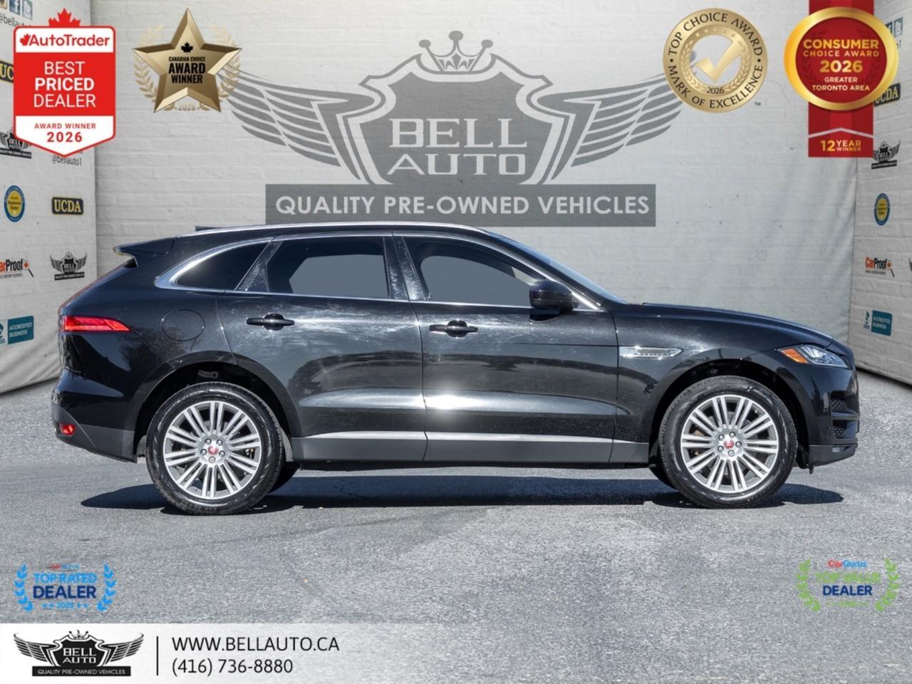 2019 Jaguar F-PACE Portfolio | NAVI | B.CAM | PANO | MERIDIAN | NOACCIDENT Toronto ON