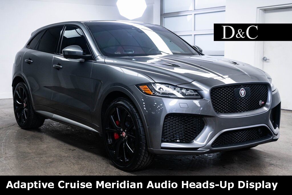 2019 Jaguar FPACE SVR Adaptive Cruise Meridian Audio HeadsUp Display