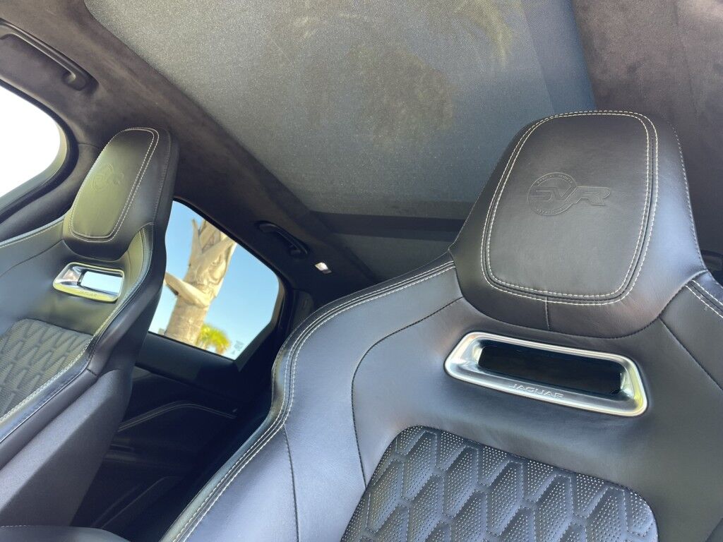 2019 Jaguar F-PACE SVR~SUPERCHARGED V8~CRUISE CONTROL~BLIND SPOT WARNING~CAMERA SYSTEM~COOLED SEATS~DRIVER CONNECT PACKAGE~LEATHER SEATS~PANOMARIC MOONROOF / SUNROOF~PARKING SENSORS~POWER SEATS~PREMIUM SOUND SYSTEM~TRAILER WIRING Sarasota FL