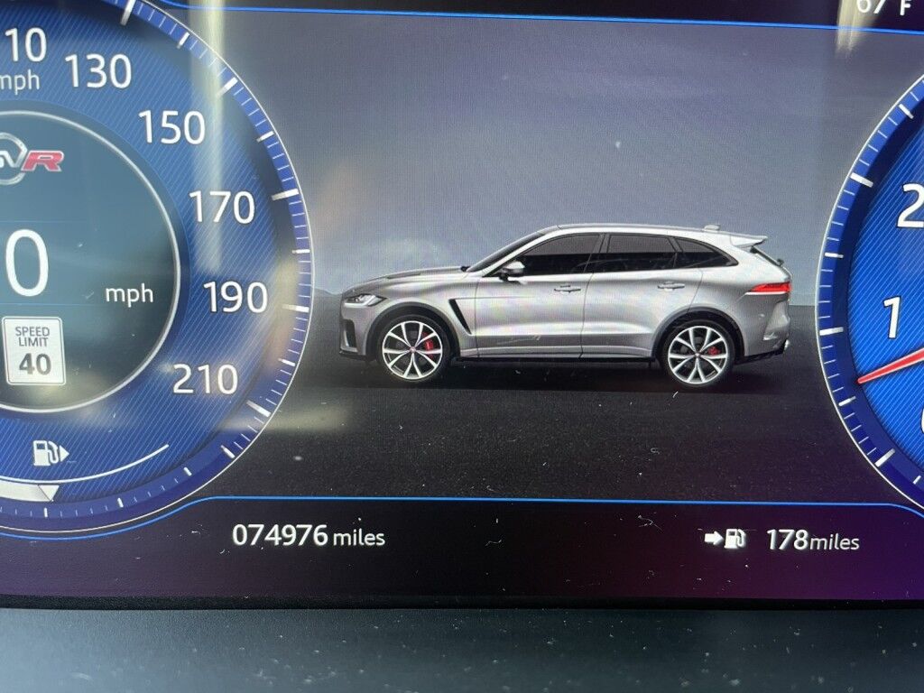 2019 Jaguar F-PACE SVR~SUPERCHARGED V8~CRUISE CONTROL~BLIND SPOT WARNING~CAMERA SYSTEM~COOLED SEATS~DRIVER CONNECT PACKAGE~LEATHER SEATS~PANOMARIC MOONROOF / SUNROOF~PARKING SENSORS~POWER SEATS~PREMIUM SOUND SYSTEM~TRAILER WIRING Sarasota FL