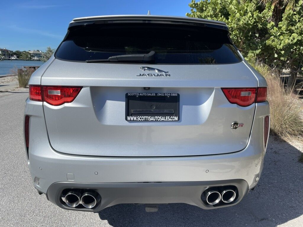 2019 Jaguar F-PACE SVR~SUPERCHARGED V8~CRUISE CONTROL~BLIND SPOT WARNING~CAMERA SYSTEM~COOLED SEATS~DRIVER CONNECT PACKAGE~LEATHER SEATS~PANOMARIC MOONROOF / SUNROOF~PARKING SENSORS~POWER SEATS~PREMIUM SOUND SYSTEM~TRAILER WIRING Sarasota FL