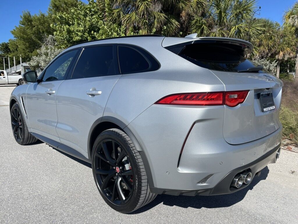 2019 Jaguar F-PACE SVR~SUPERCHARGED V8~CRUISE CONTROL~BLIND SPOT WARNING~CAMERA SYSTEM~COOLED SEATS~DRIVER CONNECT PACKAGE~LEATHER SEATS~PANOMARIC MOONROOF / SUNROOF~PARKING SENSORS~POWER SEATS~PREMIUM SOUND SYSTEM~TRAILER WIRING Sarasota FL