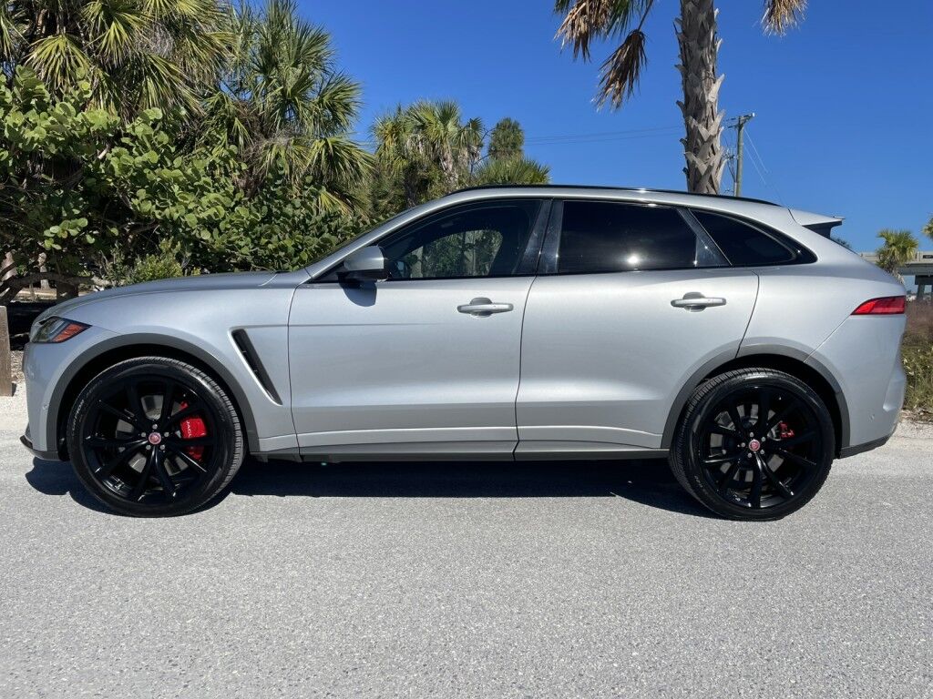 2019 Jaguar F-PACE SVR~SUPERCHARGED V8~CRUISE CONTROL~BLIND SPOT WARNING~CAMERA SYSTEM~COOLED SEATS~DRIVER CONNECT PACKAGE~LEATHER SEATS~PANOMARIC MOONROOF / SUNROOF~PARKING SENSORS~POWER SEATS~PREMIUM SOUND SYSTEM~TRAILER WIRING Sarasota FL