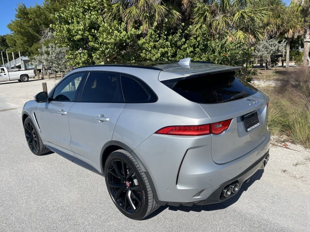 2019 Jaguar F-PACE SVR~SUPERCHARGED V8~CRUISE CONTROL~BLIND SPOT WARNING~CAMERA SYSTEM~COOLED SEATS~DRIVER CONNECT PACKAGE~LEATHER SEATS~PANOMARIC MOONROOF / SUNROOF~PARKING SENSORS~POWER SEATS~PREMIUM SOUND SYSTEM~TRAILER WIRING Sarasota FL