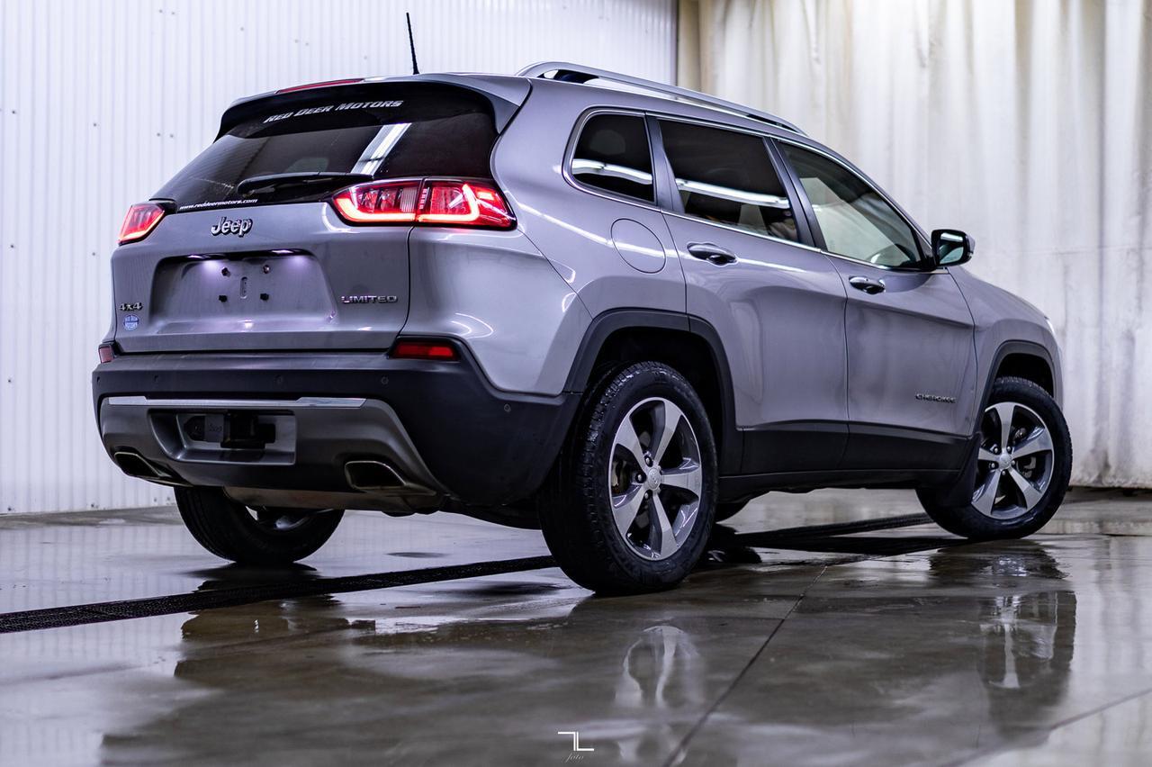 2019 Jeep Cherokee 4x4 Limited Leather Roof Nav BCam Red Deer AB