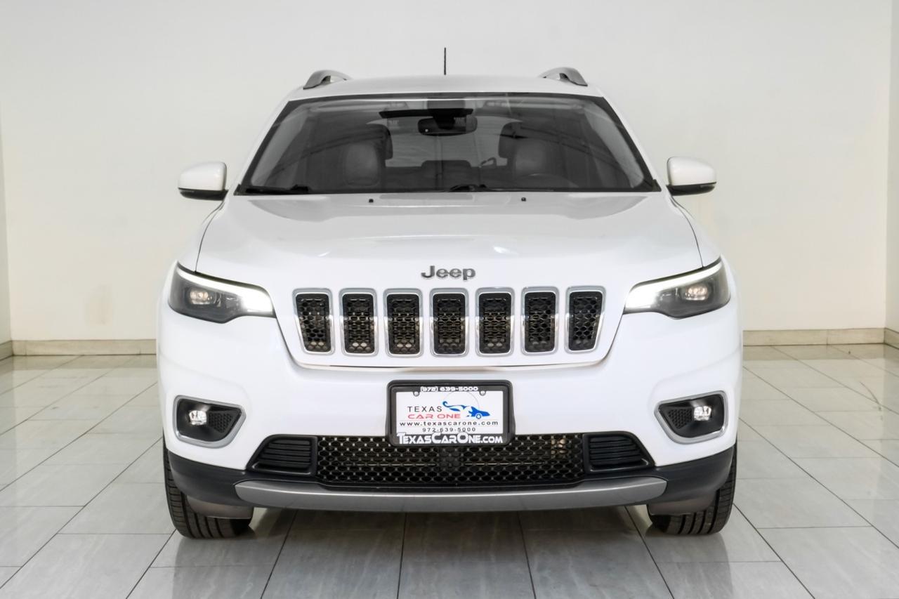 2019 Jeep Cherokee LIMITED 4WD BLIND SPOT LEATHER HEATED SEATS REAR CAMERA KEYLESS STRAT POWER LIFTGATE
