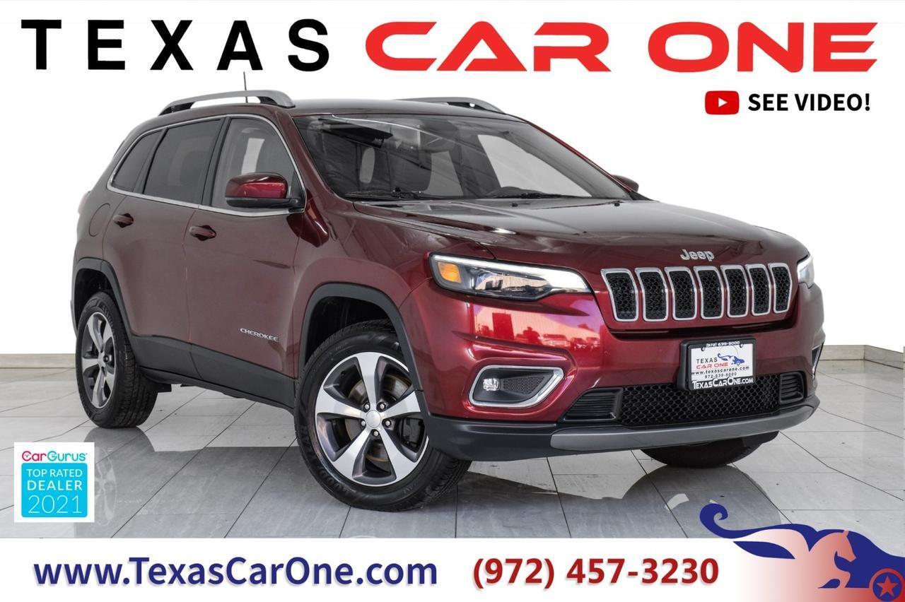 2019 Jeep Cherokee LIMITED 4WD BLIND SPOT NAVIGATION LEATHER HEATED SEATS REAR CAME
