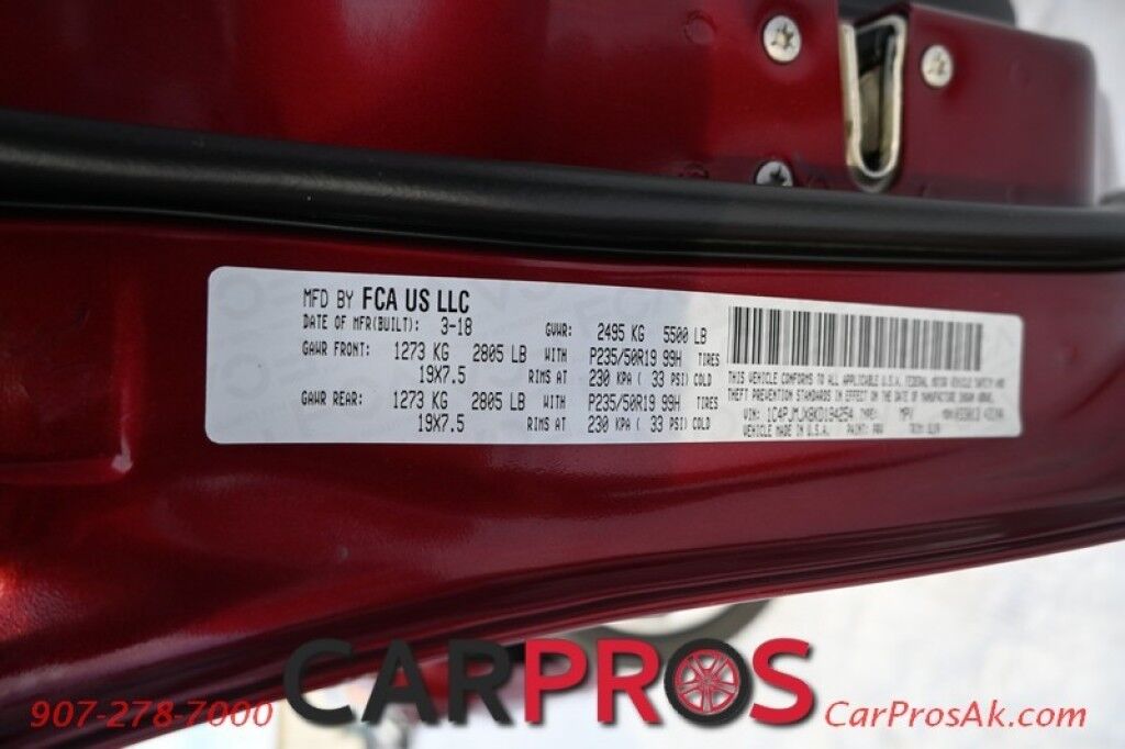 2019 Jeep Cherokee Overland - 4X4 - Technology Pkg - Heated & Cooled Leather Seats - Heated Steering Wheel - 2nd Row Heated Seats - Remote Start - Apple CarPlay - Android Auto - Adapative Cruise Control - Panoramic Sunroof - Tow Pkg Anchorage AK