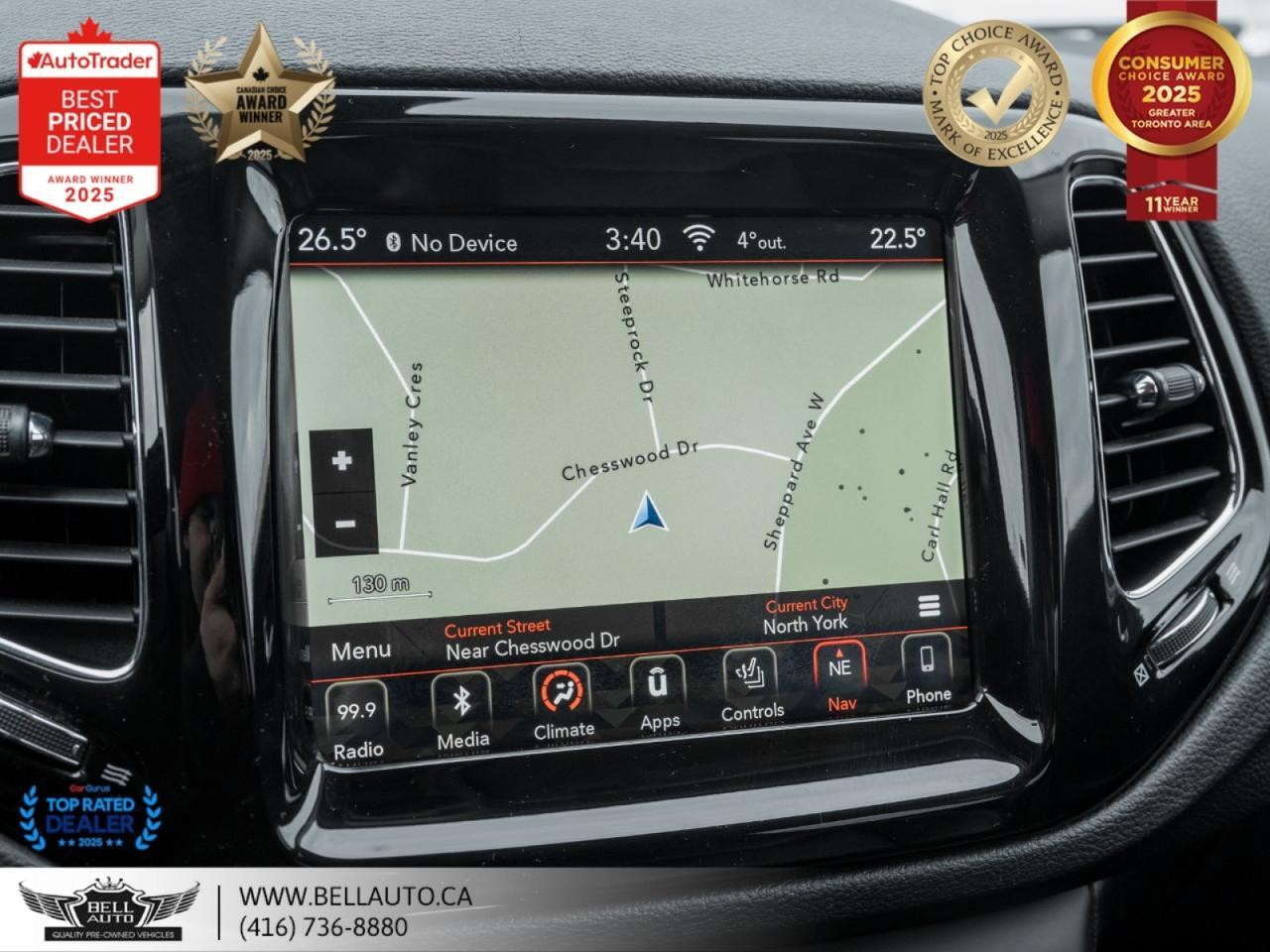 2019 Jeep Compass Limited | NAVI | B.CAM | PANO | BEATS | LTHR | NOACCIDENT Toronto ON