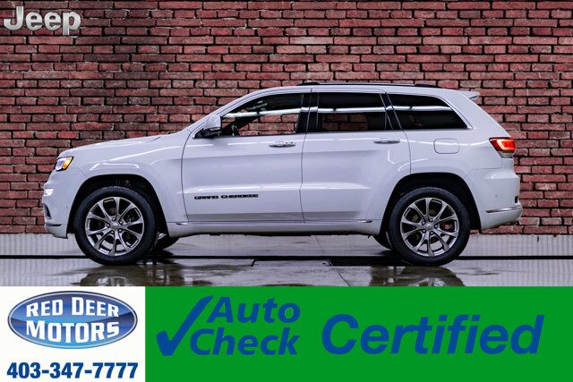 2019 Jeep Grand Cherokee 4x4 Summit Leather Roof Nav BCam Red Deer AB