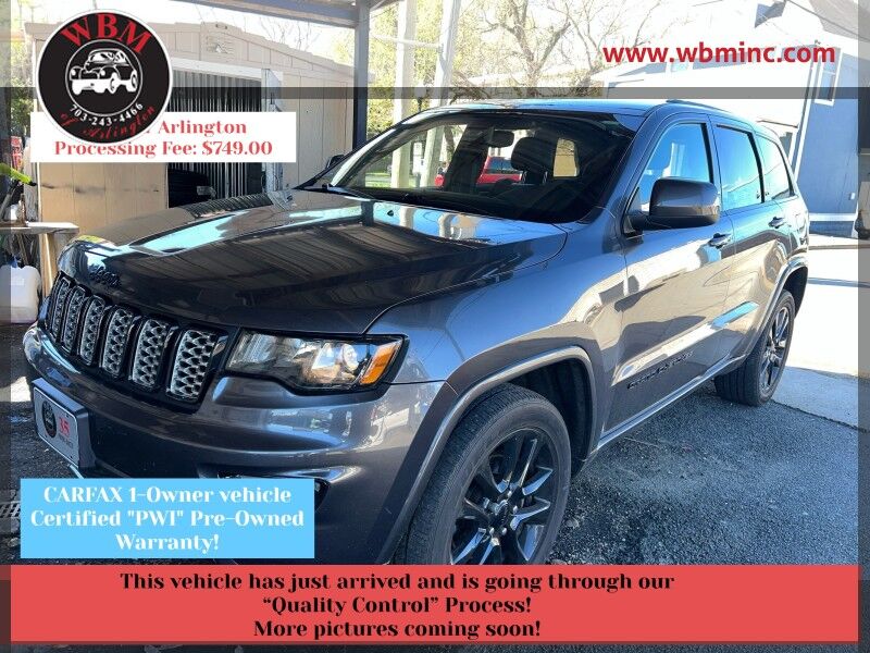 2019 Jeep Grand Cherokee Altitude 4x4 Altitude 4dr SUV