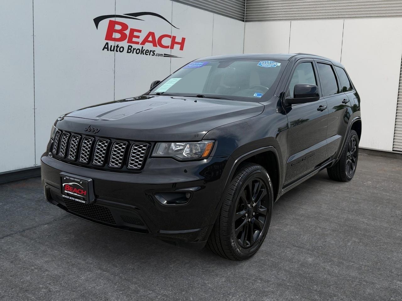 2019 Jeep Grand Cherokee Altitude, HEATED SEATS, HEATED STEERING WHEEL, SUNROOF, APPLE CARPLAY/ANDROID AUTO, UNIVERSAL GARAGE DOOR OPENER, BACKUP CAMERA, WIFI, BLIND SPOT ALERT, CLEAN CARFAX!
