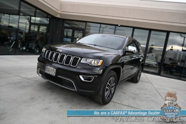 2019 Jeep Grand Cherokee Limited / 4X4 / Auto Start / Power & Heated Leather Seats / NAV / Sunroof / Blind Spot Alert / Apple CarPlay & Android Auto / Back Up Camera / Rear Parking Sensors / Keyless Entry & Start / Tow Pkg / 1-Owner Anchorage AK