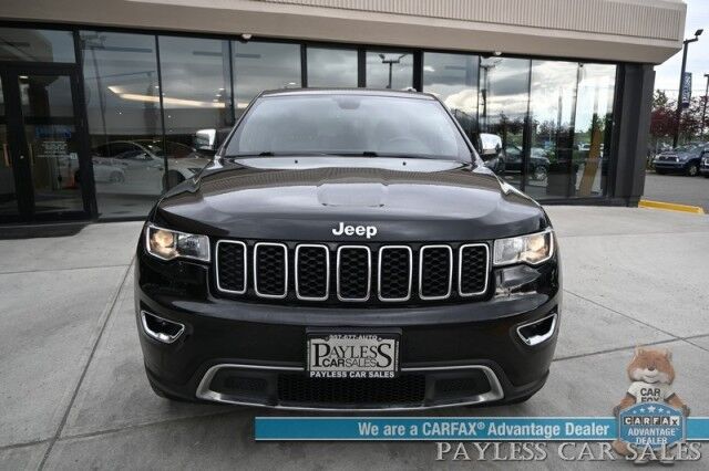 2019 Jeep Grand Cherokee Limited / 4X4 / Auto Start / Power & Heated Leather Seats / NAV / Sunroof / Blind Spot Alert / Apple CarPlay & Android Auto / Back Up Camera / Rear Parking Sensors / Keyless Entry & Start / Tow Pkg / 1-Owner Anchorage AK
