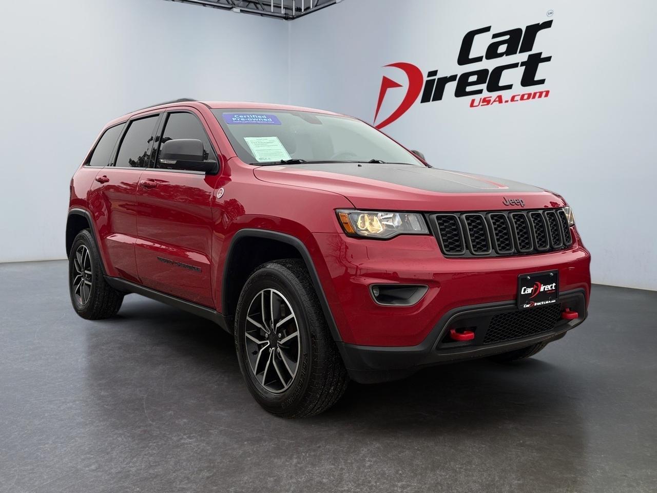 2019 Jeep Grand Cherokee Trailhawk, TOW PACKAGE, BACKUP CAMERA WITH PARKING SENSORS, REMOTE START, APPLE CARPLAY/ANDROID AUTO, HEATED & VENTILATED SEATS, BLIND SPOT ALERT, LANE KEEP ASSIST, CLEAN CARFAX, JEEPIN' ON THE ROAD!
