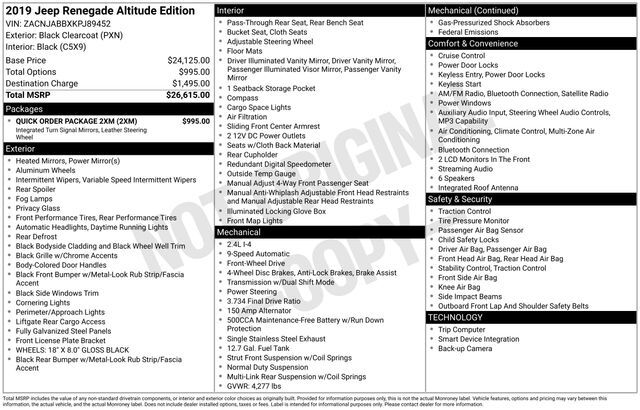 2019 Jeep Renegade Latitude Raleigh NC