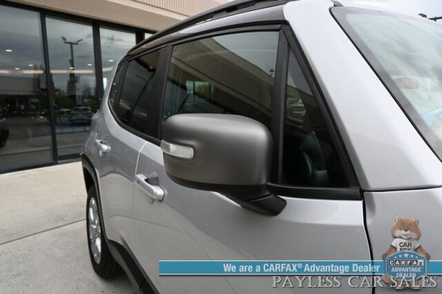2019 Jeep Renegade Limited / 4X4 / Automatic / Auto Start / Power & Heated Leather Seats / Heated Steering Wheel / NAV / Apple CarPlay & Android Auto / Back Up Camera / Keyless Entry & Start / Tow Pkg / 29 MPG / 1-Owner Anchorage AK