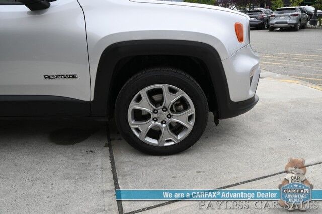 2019 Jeep Renegade Limited / 4X4 / Automatic / Auto Start / Power & Heated Leather Seats / Heated Steering Wheel / NAV / Apple CarPlay & Android Auto / Back Up Camera / Keyless Entry & Start / Tow Pkg / 29 MPG / 1-Owner Anchorage AK