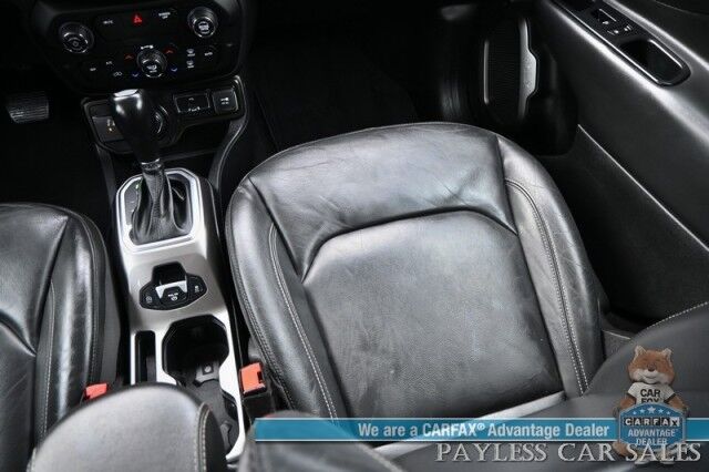 2019 Jeep Renegade Limited / 4X4 / Automatic / Auto Start / Power & Heated Leather Seats / Heated Steering Wheel / NAV / Apple CarPlay & Android Auto / Back Up Camera / Keyless Entry & Start / Tow Pkg / 29 MPG / 1-Owner Anchorage AK