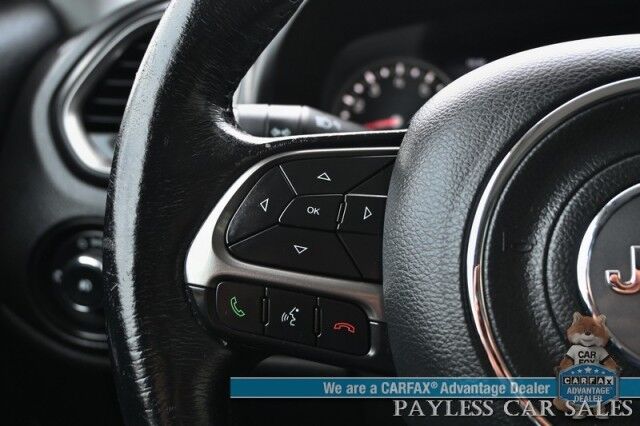 2019 Jeep Renegade Limited / 4X4 / Automatic / Auto Start / Power & Heated Leather Seats / Heated Steering Wheel / NAV / Apple CarPlay & Android Auto / Back Up Camera / Keyless Entry & Start / Tow Pkg / 29 MPG / 1-Owner Anchorage AK