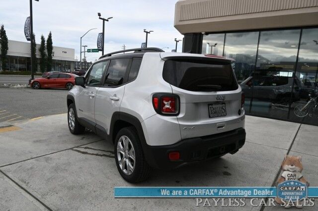 2019 Jeep Renegade Limited / 4X4 / Automatic / Auto Start / Power & Heated Leather Seats / Heated Steering Wheel / NAV / Apple CarPlay & Android Auto / Back Up Camera / Keyless Entry & Start / Tow Pkg / 29 MPG / 1-Owner Anchorage AK