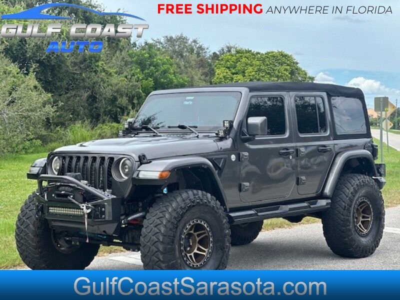 2019 Jeep WRANGLER UNLIMITED LIFTED LOW MILES 4X4 OVER 30K INVESTED LOTS OF EXTRASS FREE SHIPPING IN FLORIDA Sarasota FL