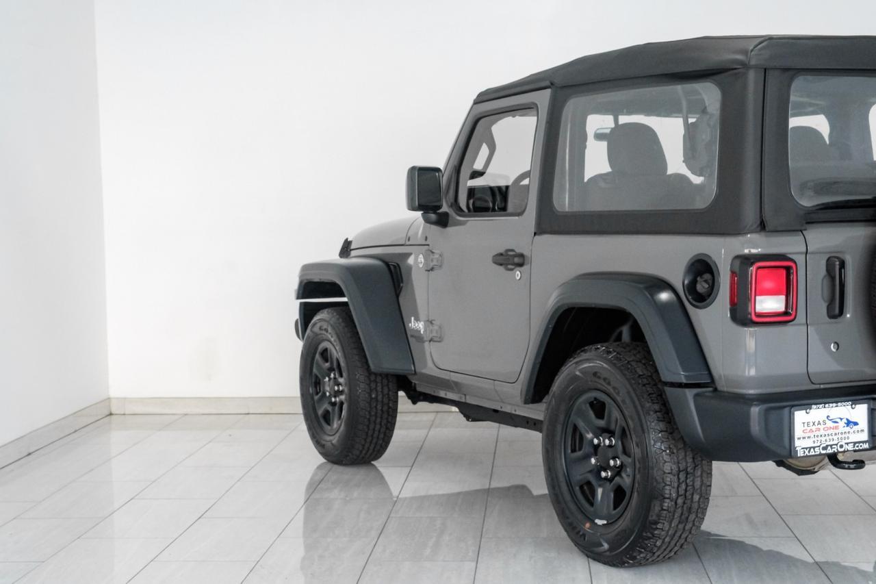 2019 Jeep Wrangler SPORT 4WD AUTOMATIC SOFT TOP CONVERTIBLE REAR CAMERA KEYLESS STA Carrollton TX
