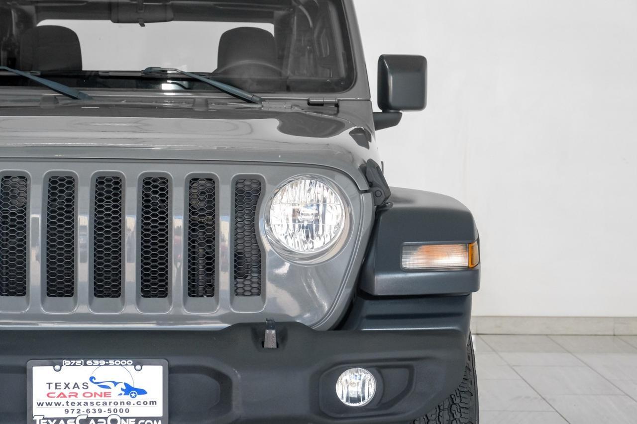 2019 Jeep Wrangler SPORT 4WD AUTOMATIC SOFT TOP CONVERTIBLE REAR CAMERA KEYLESS STA Carrollton TX