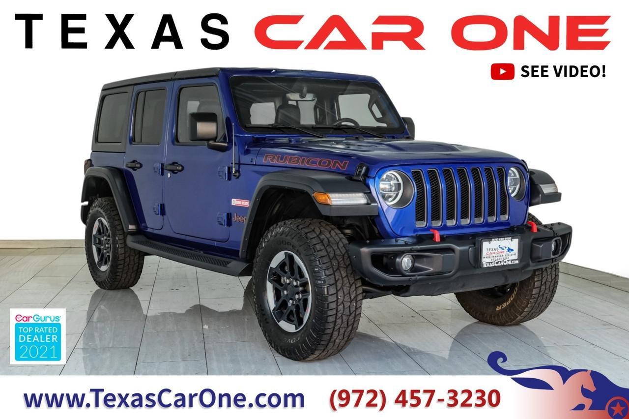 2019 Jeep Wrangler UNLIMITED RUBICON 4WD HARD TOP NAVIGATION LEATHER HEATED SEATS R