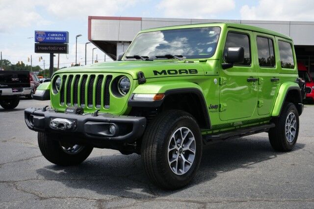 2019 Jeep Wrangler Unlimited Moab 4X4 / Sky One Power Top / Steel Front Bumper! High Point NC