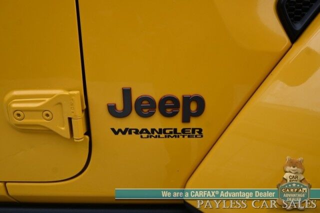 2019 Jeep Wrangler Unlimited Rubicon / 4X4 / Hard Top / Automatic / Heated Leather Seats & Steering Wheel / Navigation / Auto Start / Alpine Speakers / Adaptive Cruise / Blind Spot Alert / Back Up Camera / Keyless Entry & Start / Tow Pkg Anchorage AK