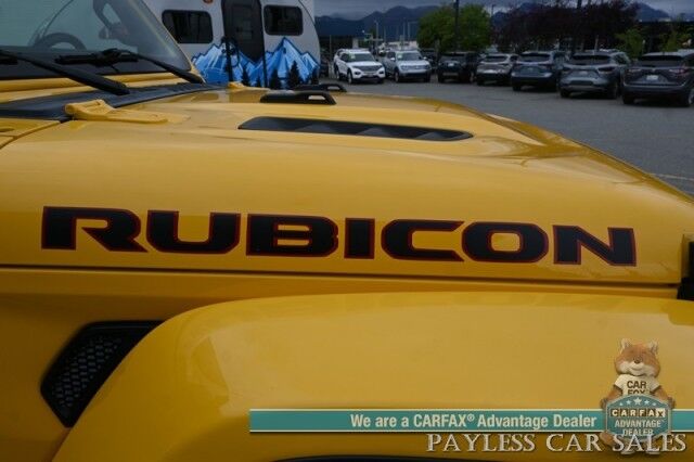 2019 Jeep Wrangler Unlimited Rubicon / 4X4 / Hard Top / Automatic / Heated Leather Seats & Steering Wheel / Navigation / Auto Start / Alpine Speakers / Adaptive Cruise / Blind Spot Alert / Back Up Camera / Keyless Entry & Start / Tow Pkg Anchorage AK