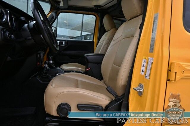 2019 Jeep Wrangler Unlimited Rubicon / 4X4 / Hard Top / Automatic / Heated Leather Seats & Steering Wheel / Navigation / Auto Start / Alpine Speakers / Adaptive Cruise / Blind Spot Alert / Back Up Camera / Keyless Entry & Start / Tow Pkg Anchorage AK