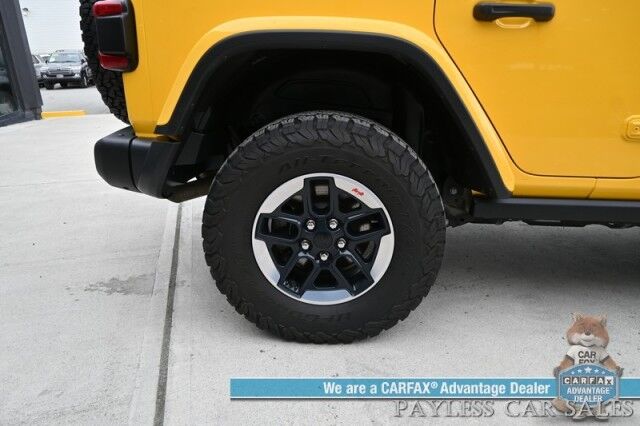 2019 Jeep Wrangler Unlimited Rubicon / 4X4 / Hard Top / Automatic / Heated Leather Seats & Steering Wheel / Navigation / Auto Start / Alpine Speakers / Adaptive Cruise / Blind Spot Alert / Back Up Camera / Keyless Entry & Start / Tow Pkg Anchorage AK