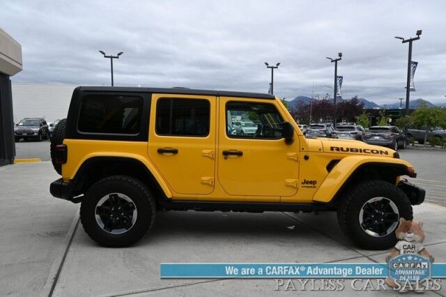 2019 Jeep Wrangler Unlimited Rubicon / 4X4 / Hard Top / Automatic / Heated Leather Seats & Steering Wheel / Navigation / Auto Start / Alpine Speakers / Adaptive Cruise / Blind Spot Alert / Back Up Camera / Keyless Entry & Start / Tow Pkg Anchorage AK