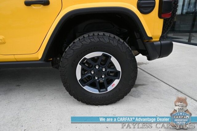 2019 Jeep Wrangler Unlimited Rubicon / 4X4 / Hard Top / Automatic / Heated Leather Seats & Steering Wheel / Navigation / Auto Start / Alpine Speakers / Adaptive Cruise / Blind Spot Alert / Back Up Camera / Keyless Entry & Start / Tow Pkg Anchorage AK