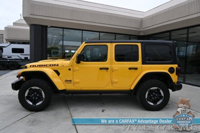 2019 Jeep Wrangler Unlimited Rubicon / 4X4 / Hard Top / Automatic / Heated Leather Seats & Steering Wheel / Navigation / Auto Start / Alpine Speakers / Adaptive Cruise / Blind Spot Alert / Back Up Camera / Keyless Entry & Start / Tow Pkg Anchorage AK