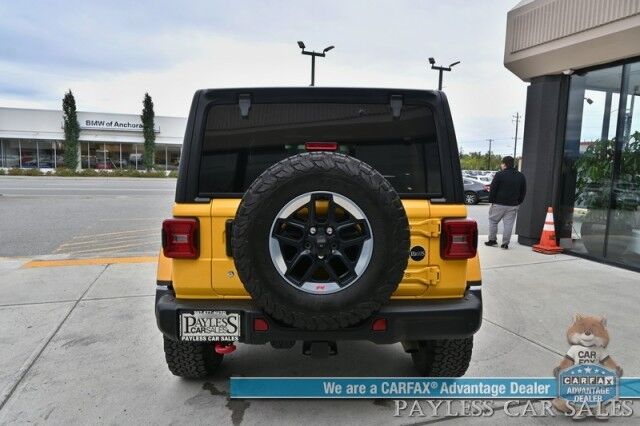 2019 Jeep Wrangler Unlimited Rubicon / 4X4 / Hard Top / Automatic / Heated Leather Seats & Steering Wheel / Navigation / Auto Start / Alpine Speakers / Adaptive Cruise / Blind Spot Alert / Back Up Camera / Keyless Entry & Start / Tow Pkg Anchorage AK