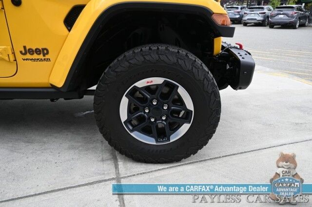 2019 Jeep Wrangler Unlimited Rubicon / 4X4 / Hard Top / Automatic / Heated Leather Seats & Steering Wheel / Navigation / Auto Start / Alpine Speakers / Adaptive Cruise / Blind Spot Alert / Back Up Camera / Keyless Entry & Start / Tow Pkg Anchorage AK