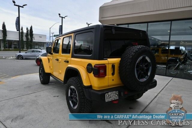 2019 Jeep Wrangler Unlimited Rubicon / 4X4 / Hard Top / Automatic / Heated Leather Seats & Steering Wheel / Navigation / Auto Start / Alpine Speakers / Adaptive Cruise / Blind Spot Alert / Back Up Camera / Keyless Entry & Start / Tow Pkg Anchorage AK