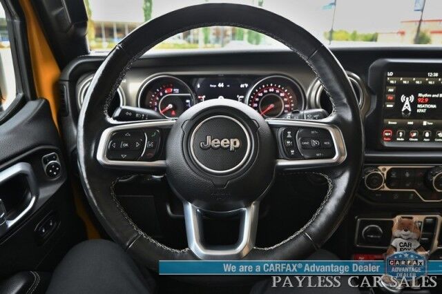 2019 Jeep Wrangler Unlimited Rubicon / 4X4 / Hard Top / Automatic / Heated Leather Seats & Steering Wheel / Navigation / Auto Start / Alpine Speakers / Adaptive Cruise / Blind Spot Alert / Back Up Camera / Keyless Entry & Start / Tow Pkg Anchorage AK