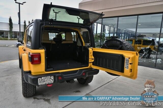 2019 Jeep Wrangler Unlimited Rubicon / 4X4 / Hard Top / Automatic / Heated Leather Seats & Steering Wheel / Navigation / Auto Start / Alpine Speakers / Adaptive Cruise / Blind Spot Alert / Back Up Camera / Keyless Entry & Start / Tow Pkg Anchorage AK