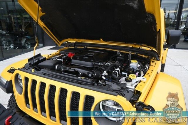 2019 Jeep Wrangler Unlimited Rubicon / 4X4 / Hard Top / Automatic / Heated Leather Seats & Steering Wheel / Navigation / Auto Start / Alpine Speakers / Adaptive Cruise / Blind Spot Alert / Back Up Camera / Keyless Entry & Start / Tow Pkg Anchorage AK